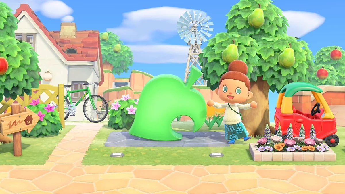 Памятный предмет Leaf Statue в Animal Crossing: New Horizons в честь 25-летия серии