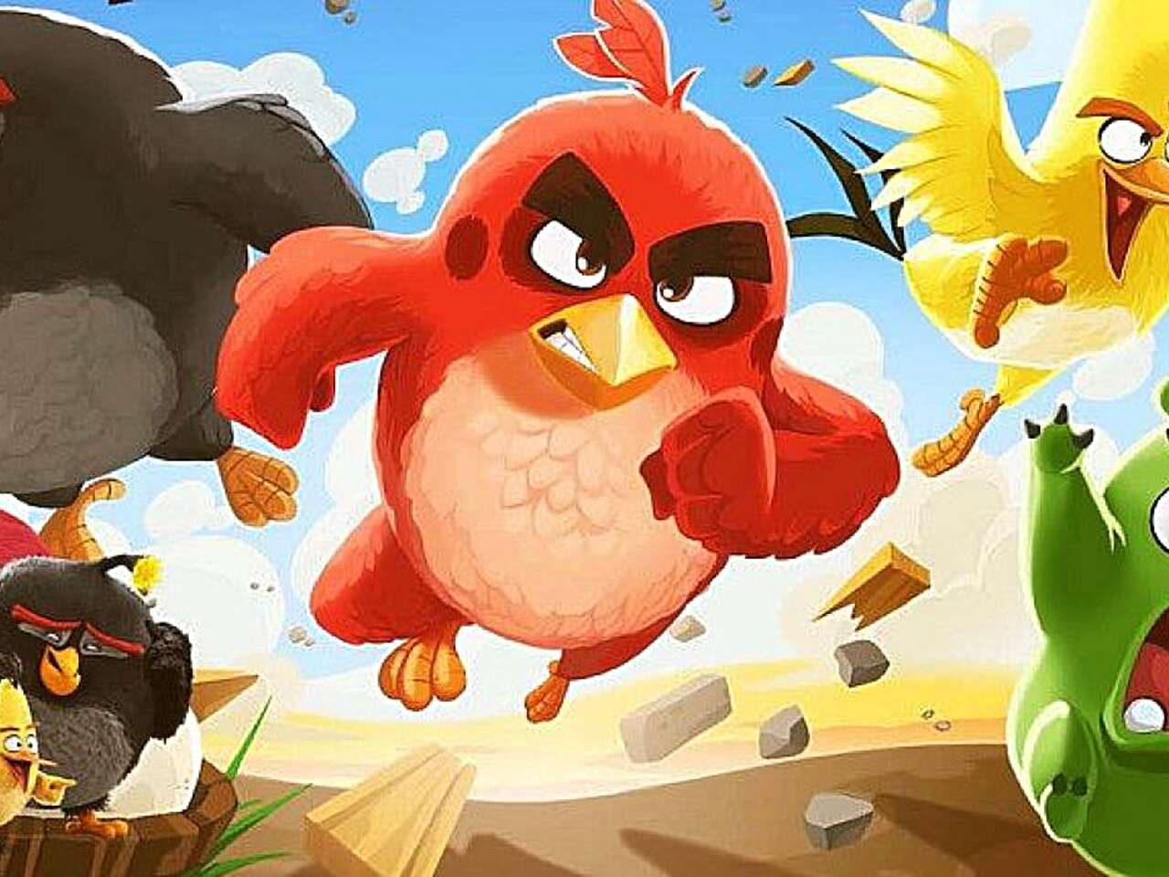 В разработке находятся три новые игры по Angry Birds