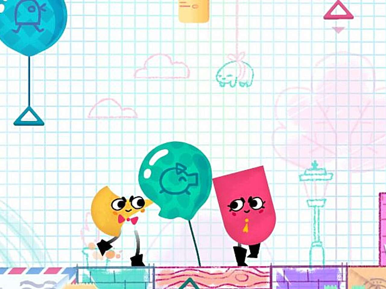 Обзор Snipperclips — геометрическое дурачество для двоих