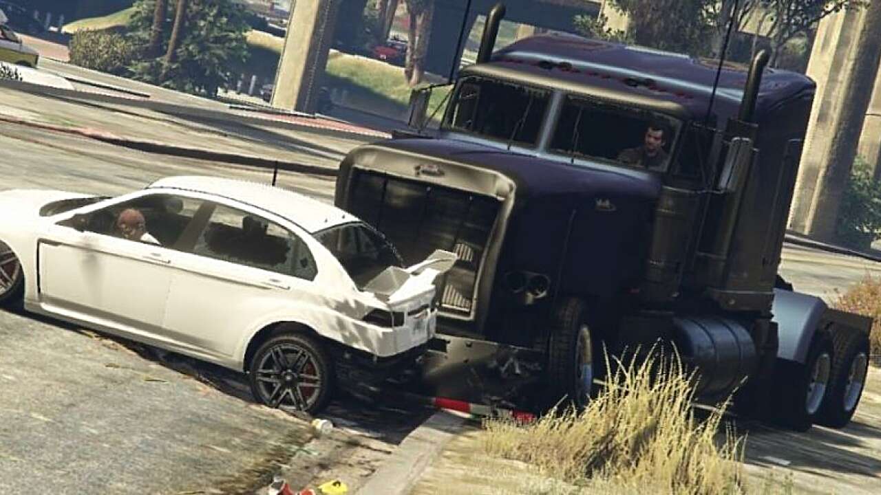 В GTA 5 обнаружили самую опасную дорогу, на которой постоянно происходят  аварии