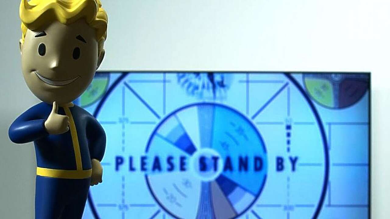 Something fall out. Fallout 5. Please Stand by. Pip boy.