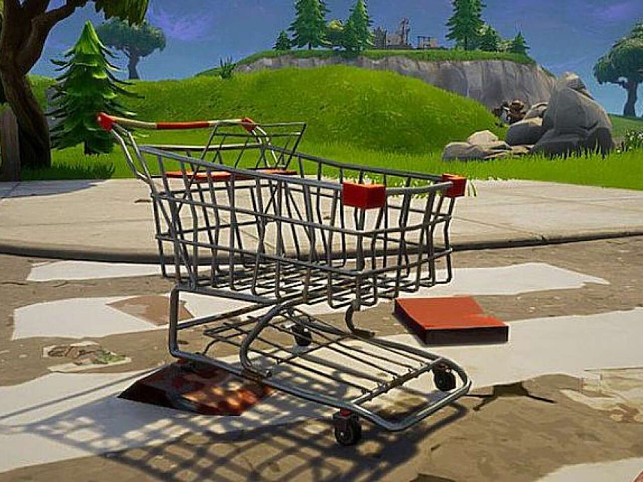 В Fortnite теперь можно кататься на продуктовой тележке