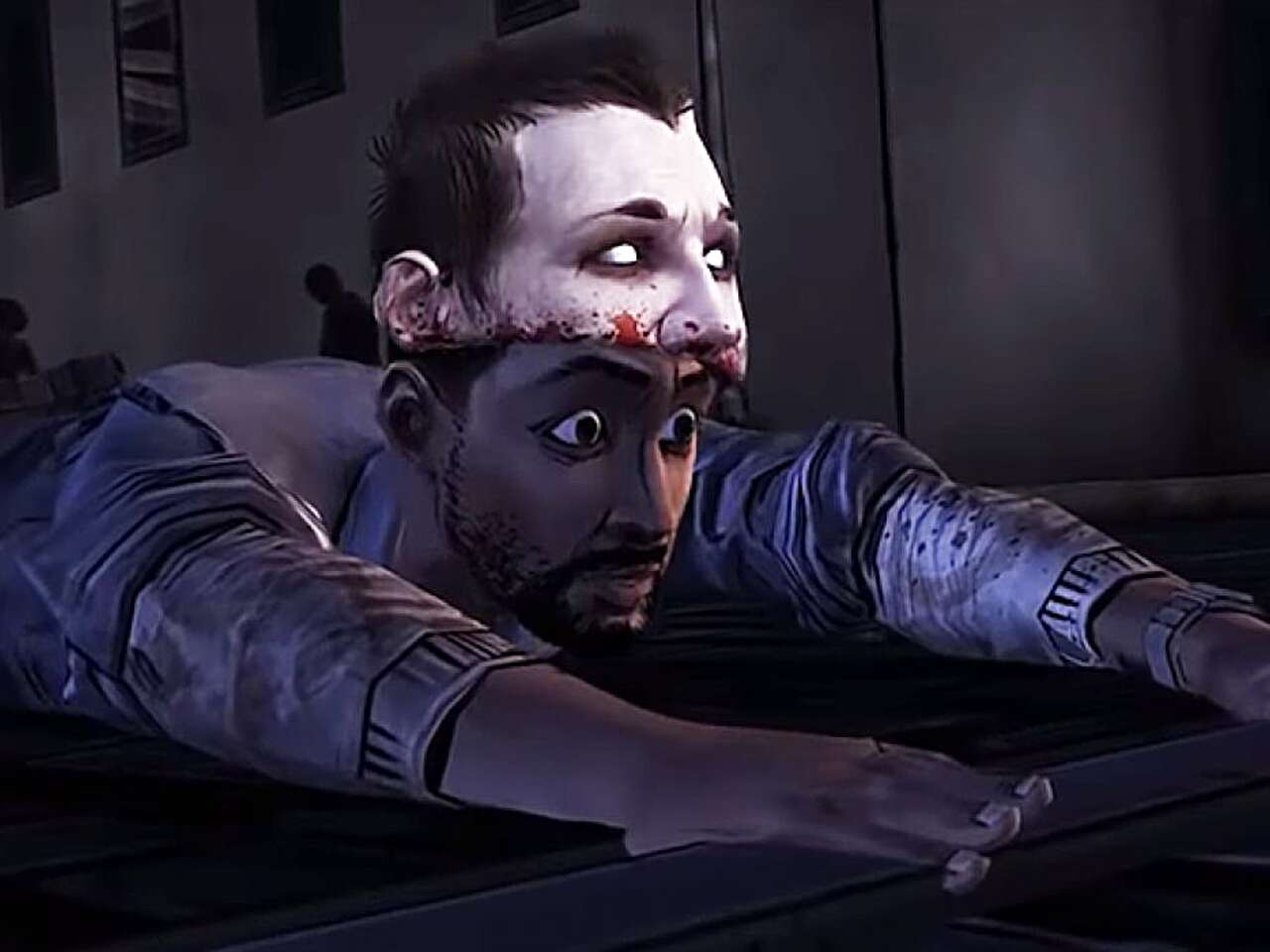 Посмотрите секретную концовку The Walking Dead от Telltale, в которой Ли  танцует с зомби и прыгает как Нео из «Матрицы»