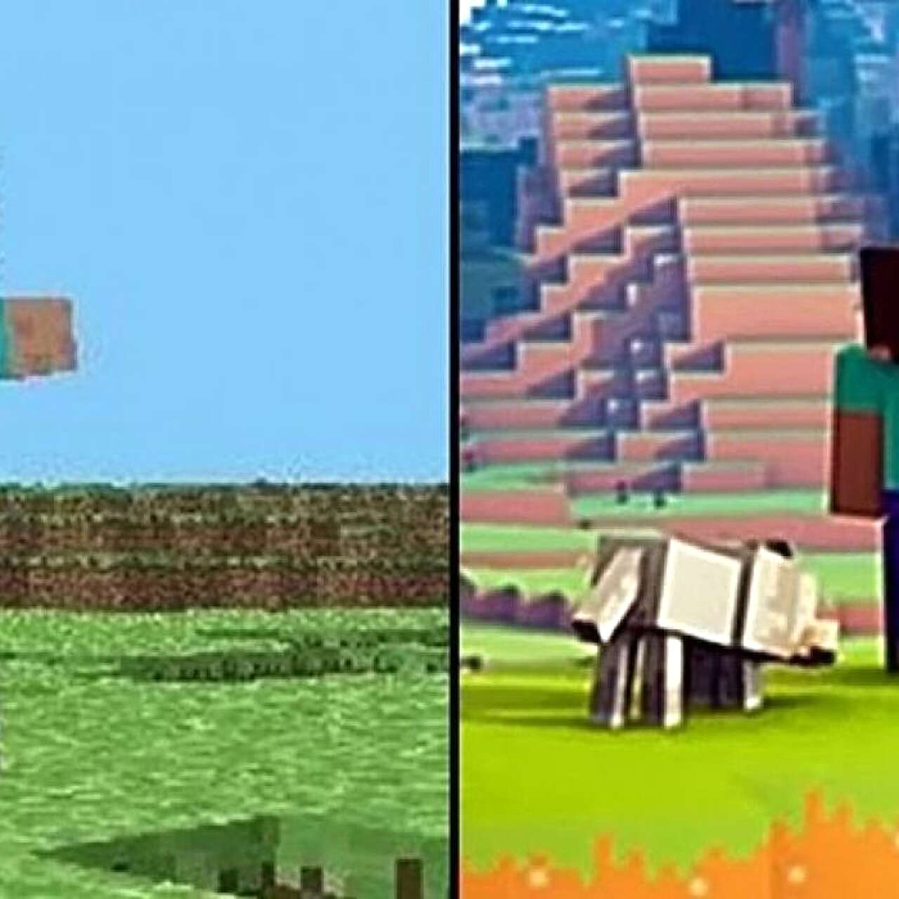 Посмотрите, какой Minecraft была в 2009 и какой она стала сейчас — видео