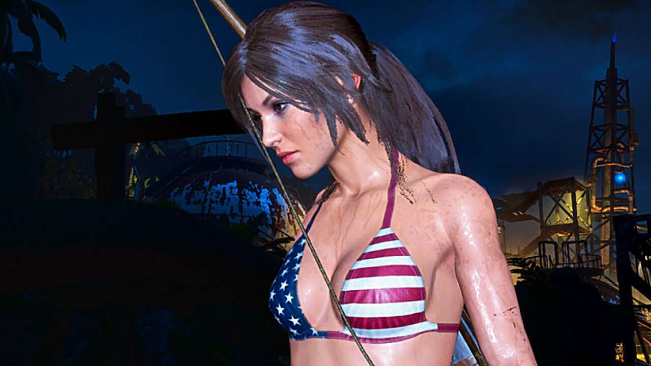 Для Shadow of the Tomb Raider вышел новый мод с голой Ларой Крофт и  множеством сексуальных костюмов — скриншоты