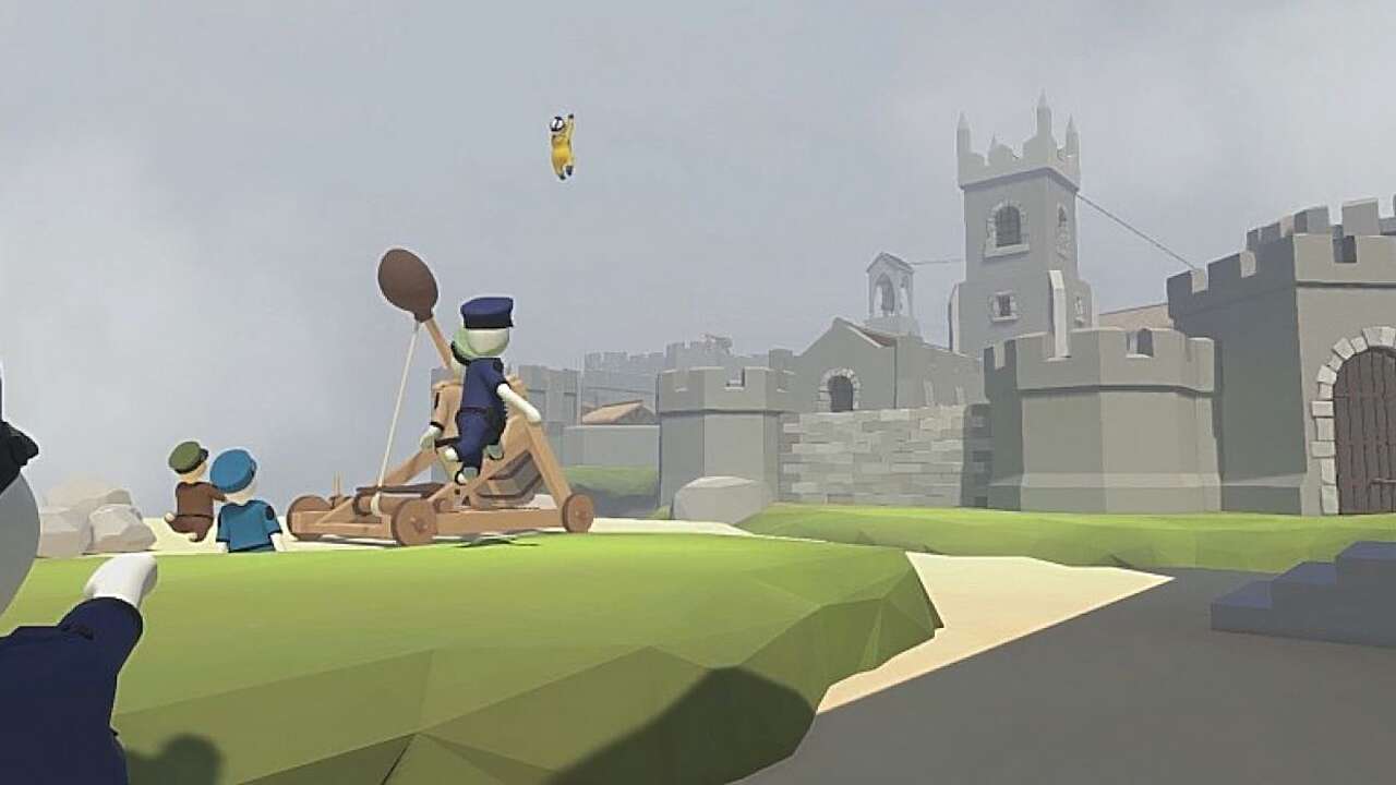 Драки на световых мечах и путешествия по стройке — стрим Human: Fall Flat