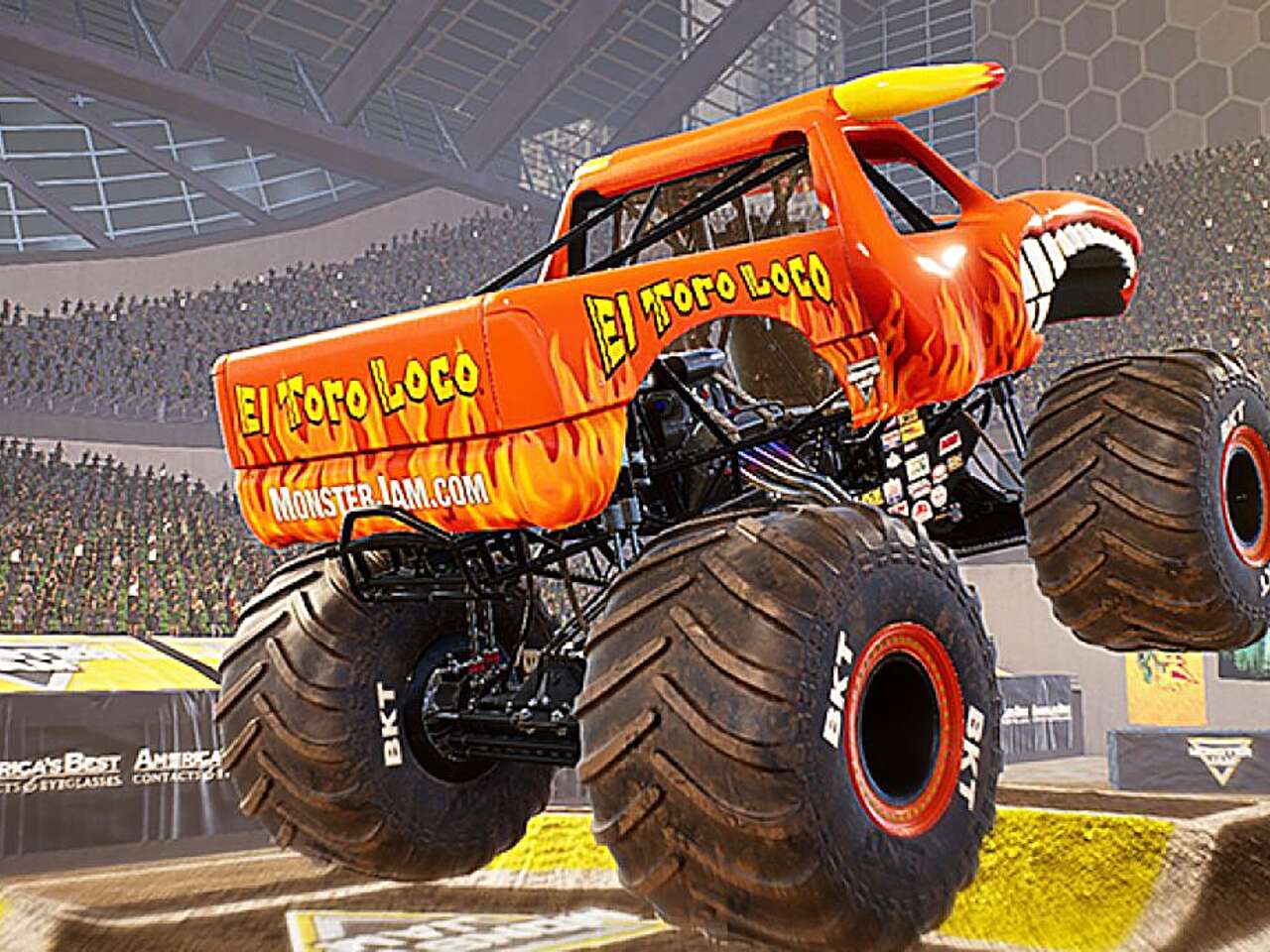 На ПК и консолях вышла Monster Jam Steel Titans — гонки на монстр-траках с  открытым миром, трюками и разрушаемостью