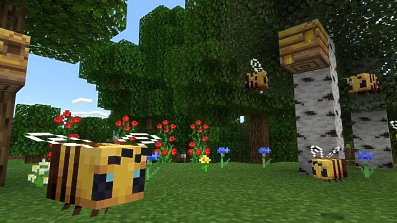 Гудящие пчелы, ульи и соты: для Minecraft вышло «медовое» обновление