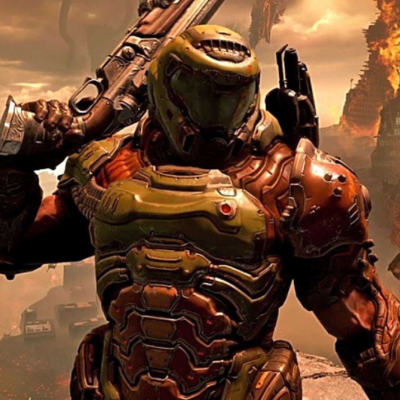 Полное сравнение Doom Eternal и Doom 2016 года на видео — чей костюм круче?