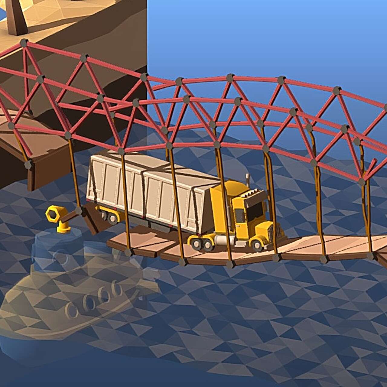 Прохождение Poly Bridge 2 — Сосновые горы (Pine Mountains)