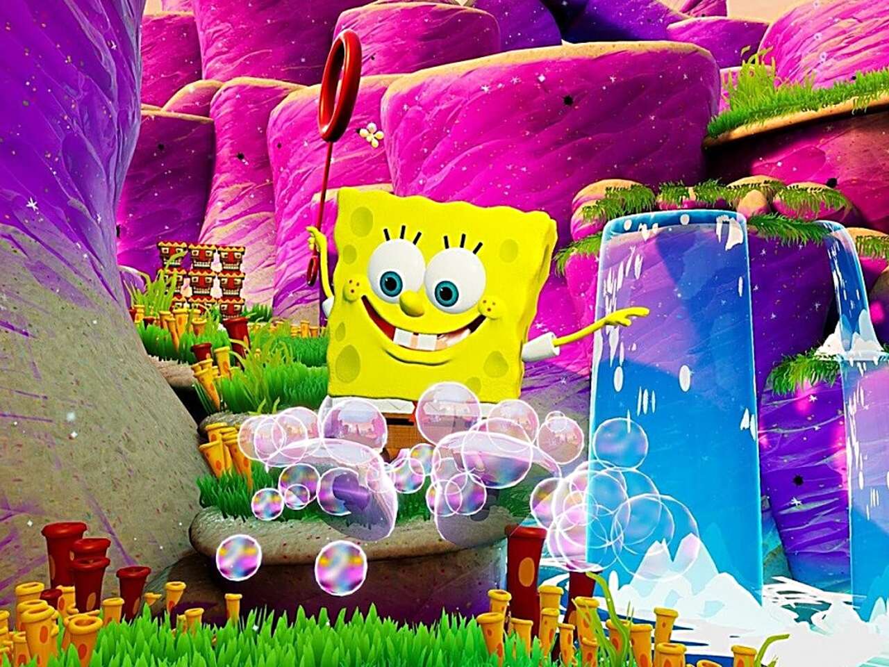 Где найти все предметы в SpongeBob SquarePants: Battle for Bikini Bottom —  Rehydrated в локации «Лагуна Гу» (Goo Lagoon)