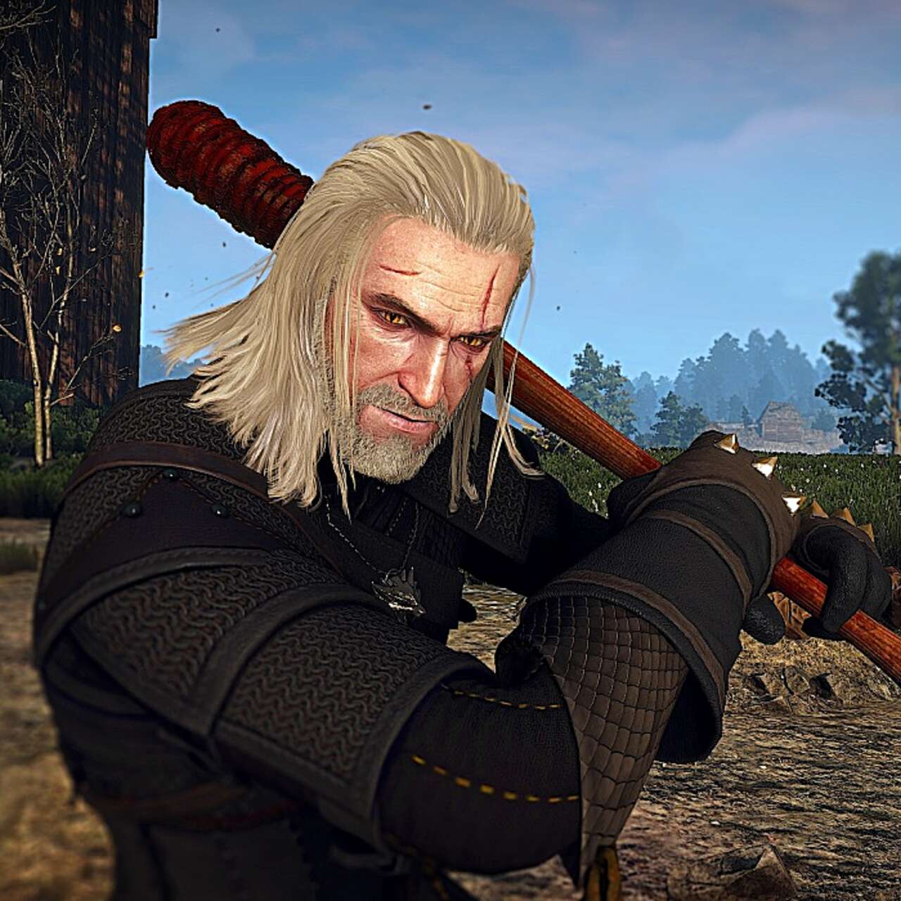 Гроза всех утопцев: в The Witcher 3 добавили бейсбольную биту из «Ходячих  мертвецов»