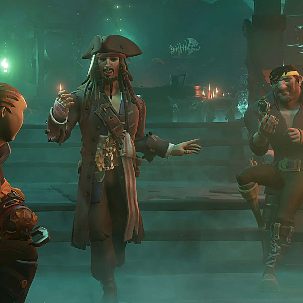 Мультиплеерный пиратский экшен Sea of Thieves получит кроссовер с «Пиратами  Карибского моря». Дэйви Джонс, призраки и кракен в наличии