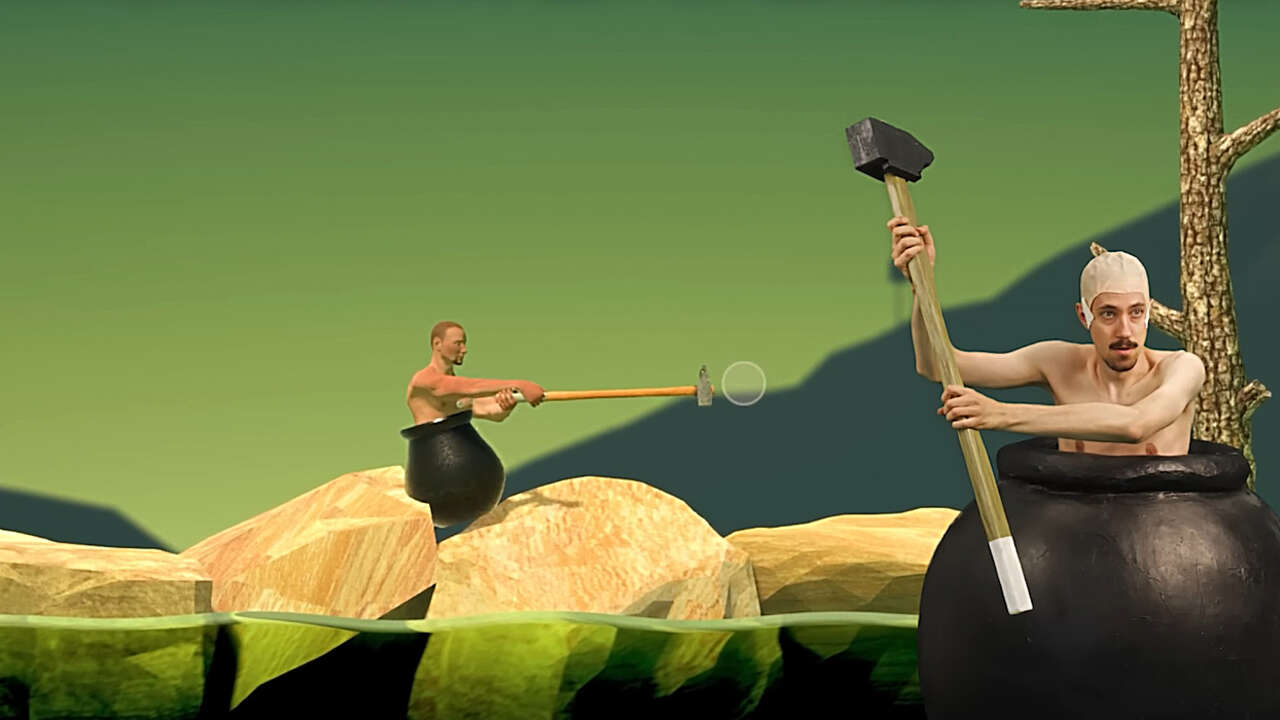 Getting over it with bennett foddy steam фото 38