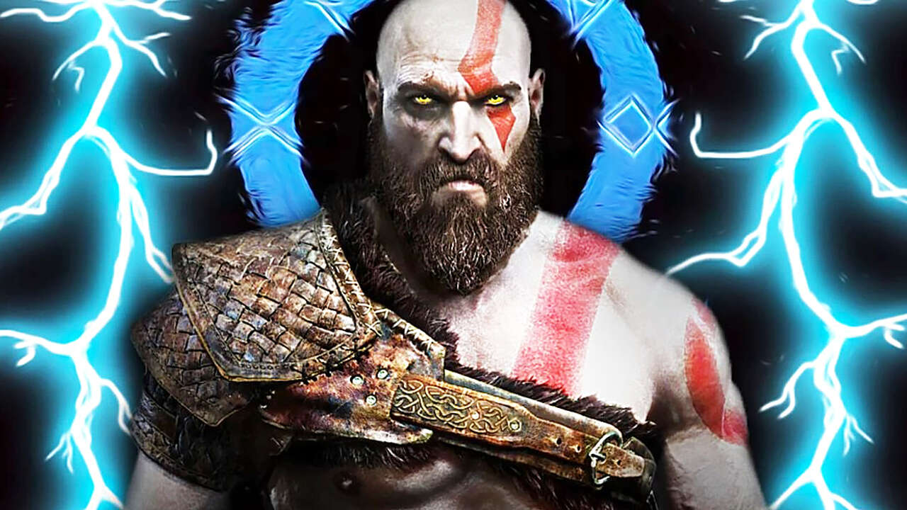 Последняя версия бог. Деймос God of War. Кратос фильм. Рик в образе Кратоса. Труд год оф вар Рагнарек.