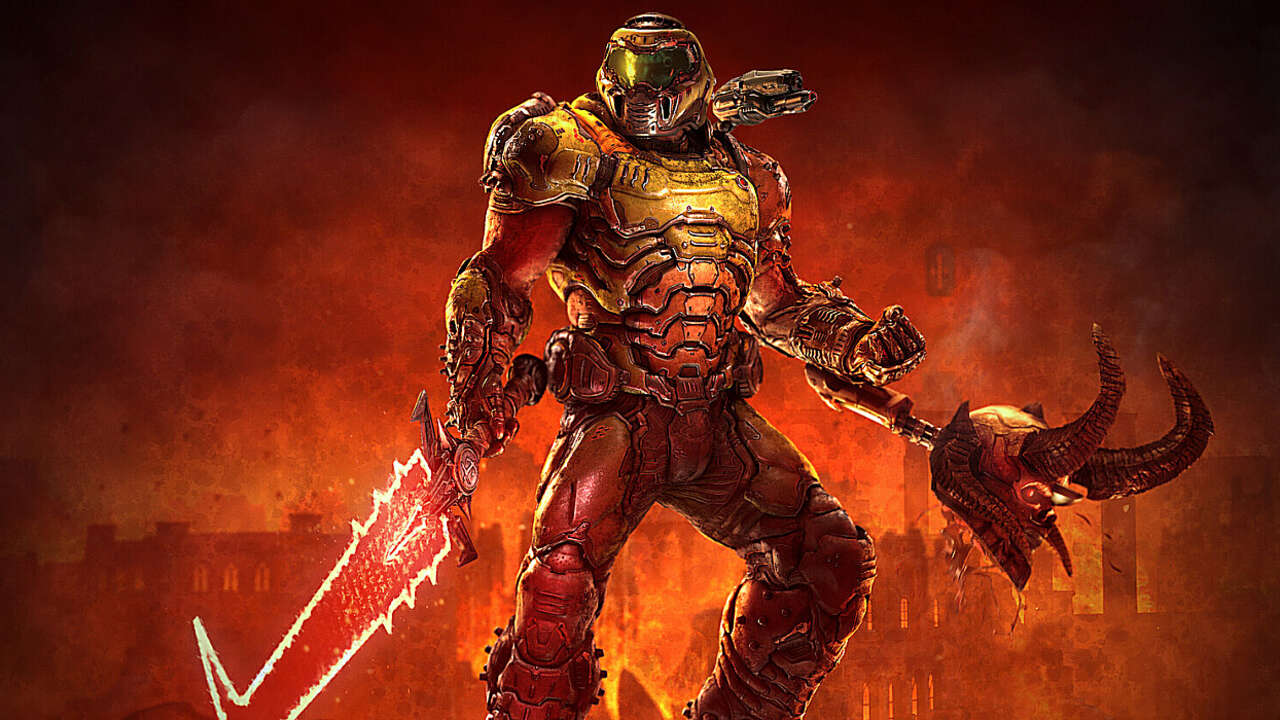 Картинки на рабочий стол doom eternal