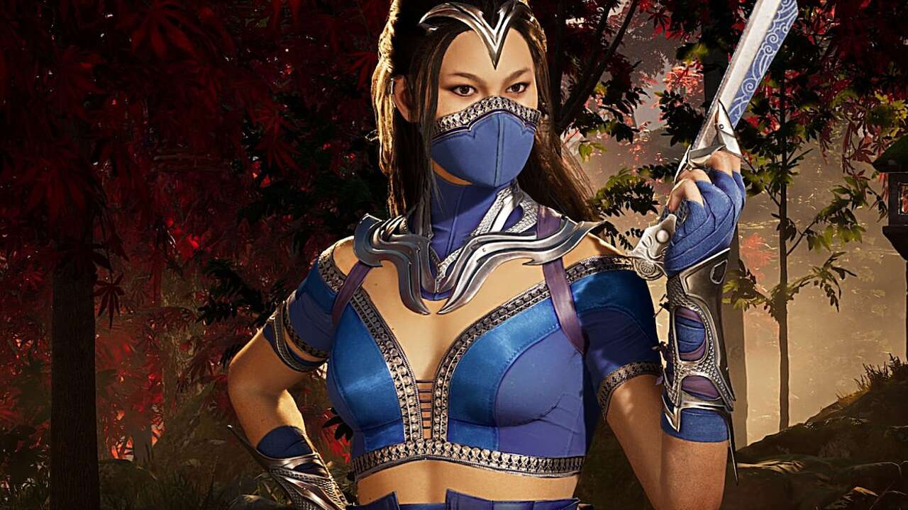 Девушка разделась и показала косплей Лю Кана, Китаны и Синдел из Mortal  Kombat 1, разрисовав свое тело красками