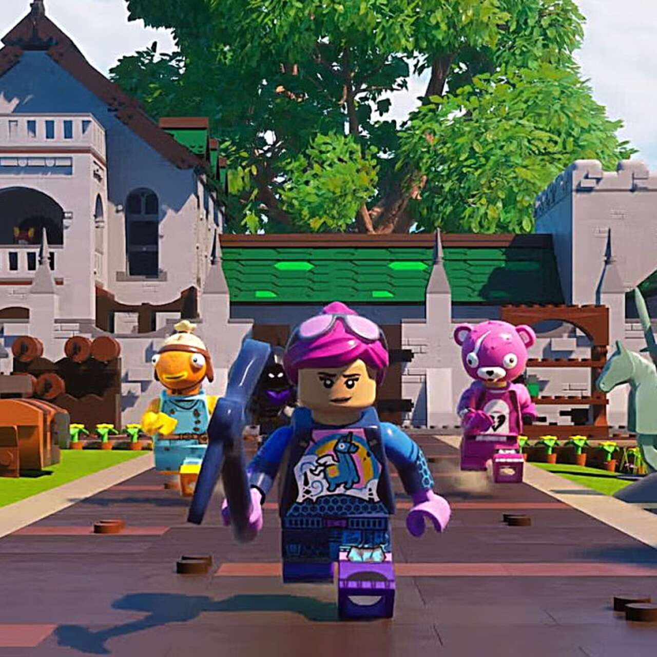 Как построить дом и основать поселение в LEGO Fortnite