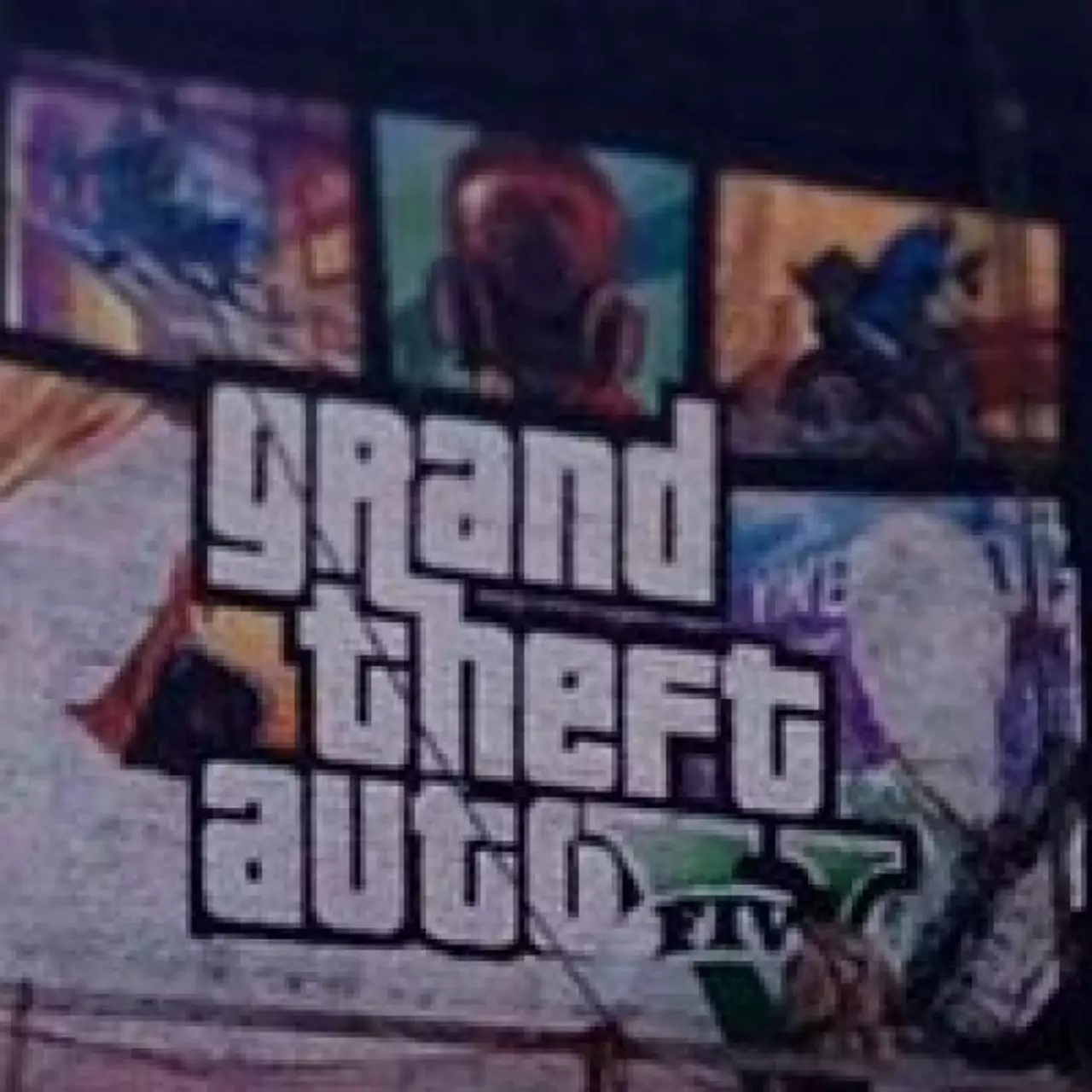 Бокс-арт GTA 5 на стене здания готов на 50%