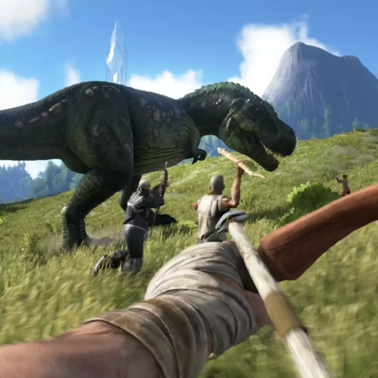Появился первый скриншот ремейка ARK: Survival Evolved с графикой на UE5. На нем показали динозавра Появился первый скриншот ремейка ARK: Survival Evolved с графикой на UE5. На нем показали динозавра