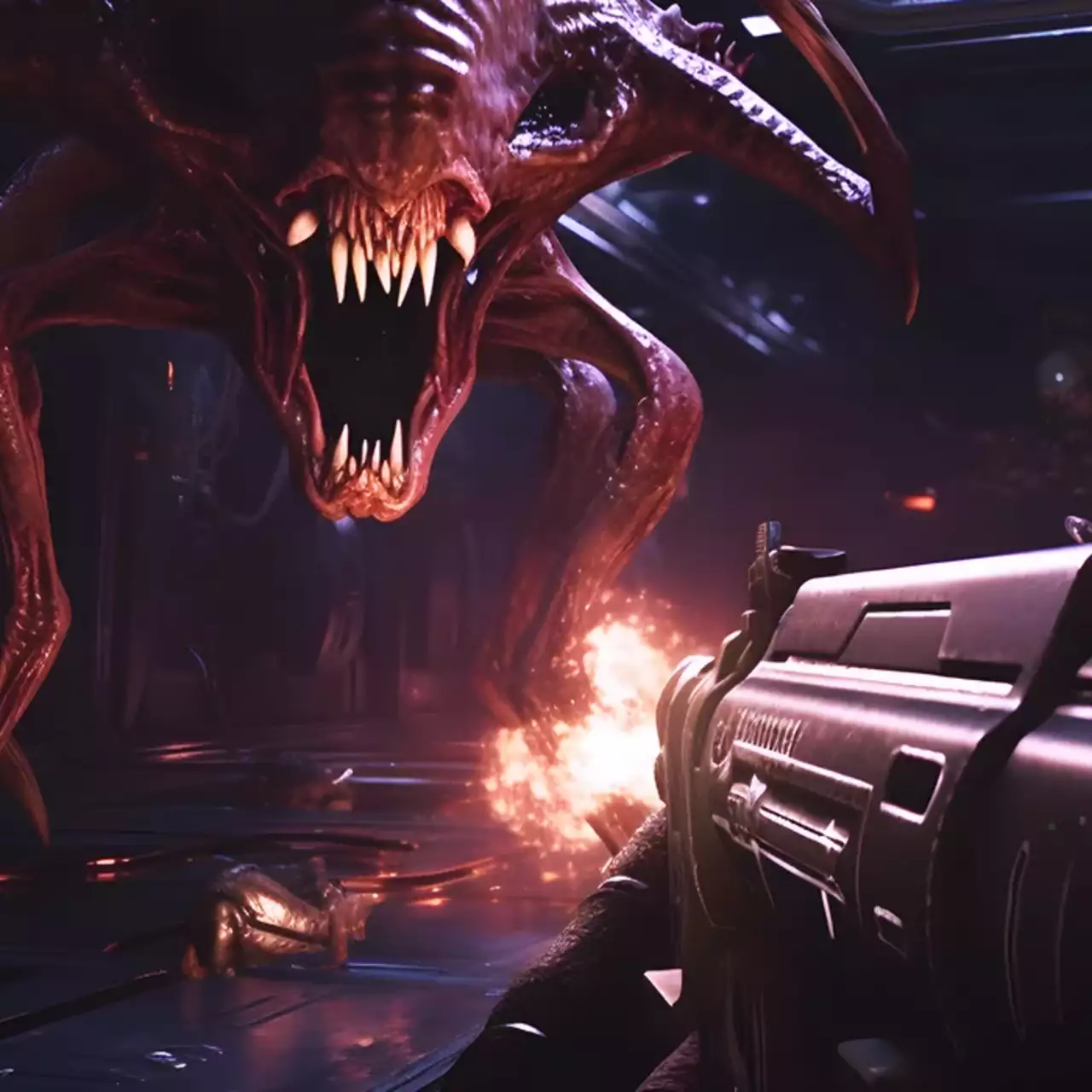 Нейросеть сгенерировала свою версию шутера во вселенной StarCraft. Получилось очень мрачно и атмосферно Нейросеть сгенерировала свою версию шутера во вселенной StarCraft. Получилось очень мрачно и атмосферно