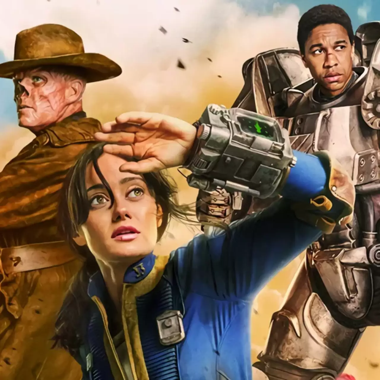 В новом отрывке сериала Fallout показали трёх главных героев В новом отрывке сериала Fallout показали трёх главных героев
