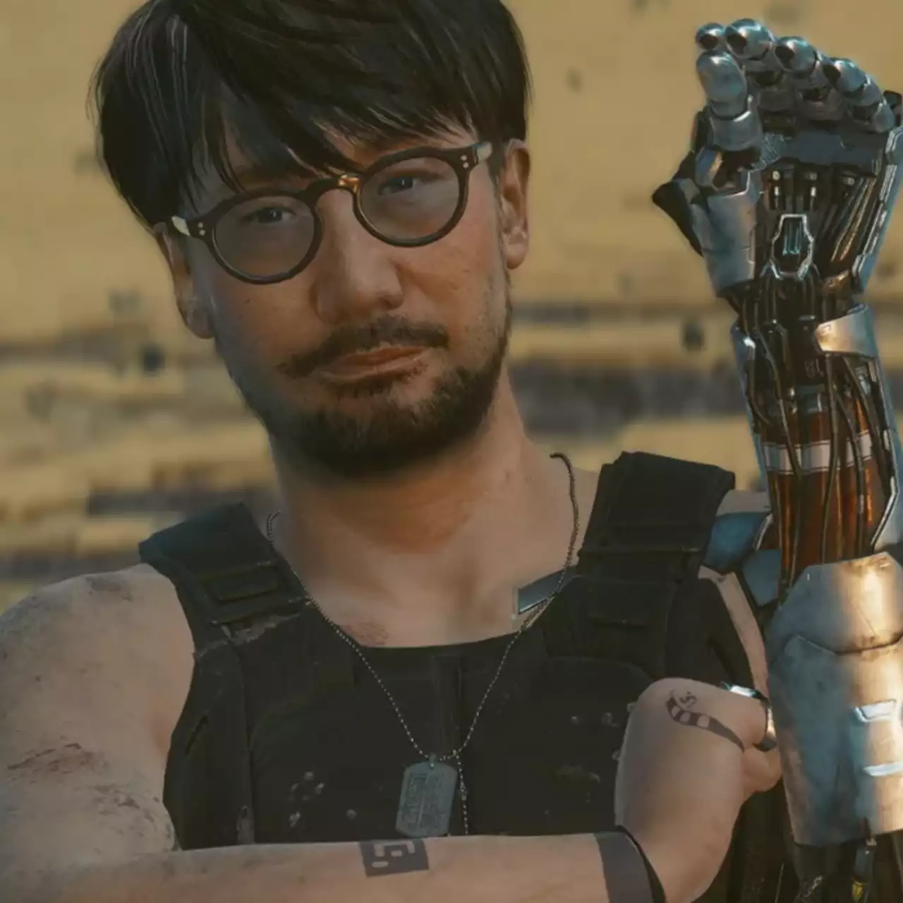 Гениально: для Cyberpunk 2077 вышел мод, заменяющий Сильверхенда на Кодзиму