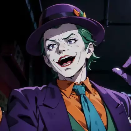 ИИ показал, как бы выглядело японское аниме по «Бэтмену» с Джокером, Пингвином и Женщиной-кошкой