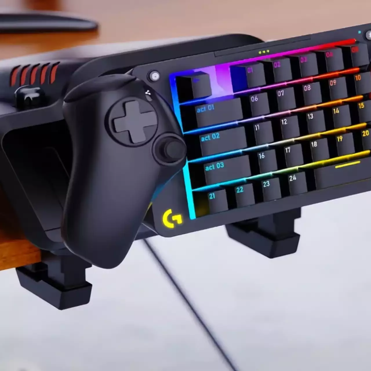 Представлен концепт многофункционального геймпада Logitech G360 Представлен концепт многофункционального геймпада Logitech G360