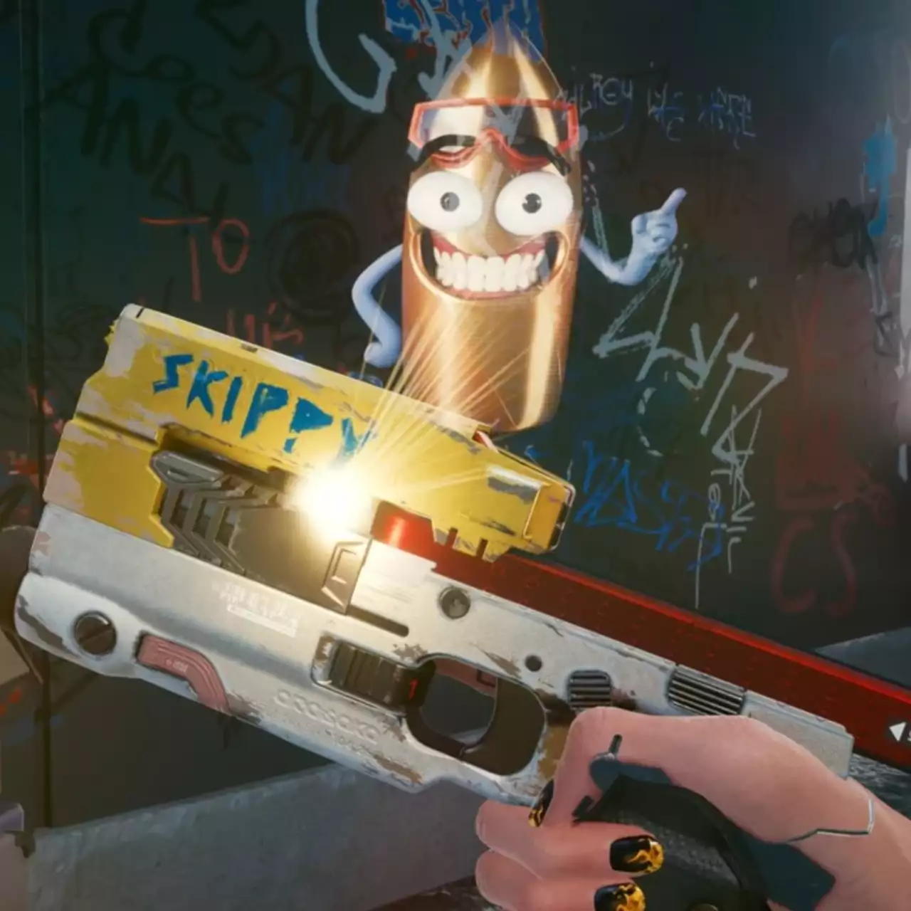 Скиппи из Cyberpunk 2077 теперь реален. CDPR анонсировала реплику пистолета за 17 тыс. рублей Скиппи из Cyberpunk 2077 теперь реален. CDPR анонсировала реплику пистолета за 17 тыс. рублей
