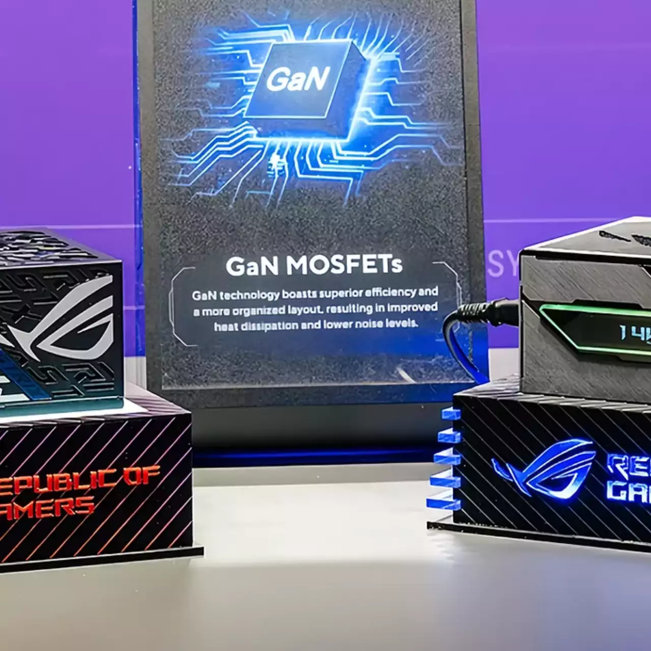 ASUS представила инновационные БП с транзисторами из нитрида галлия