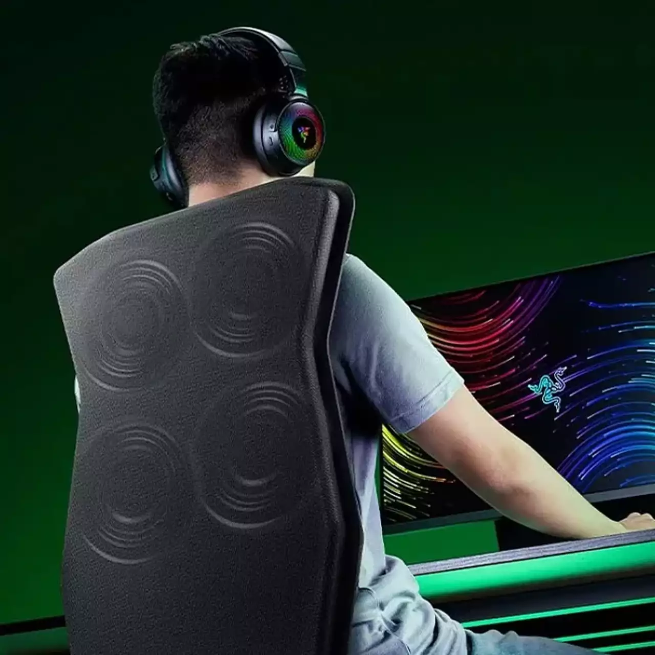 Razer представила тактильную накладку для геймерских кресел Razer представила тактильную накладку для геймерских кресел