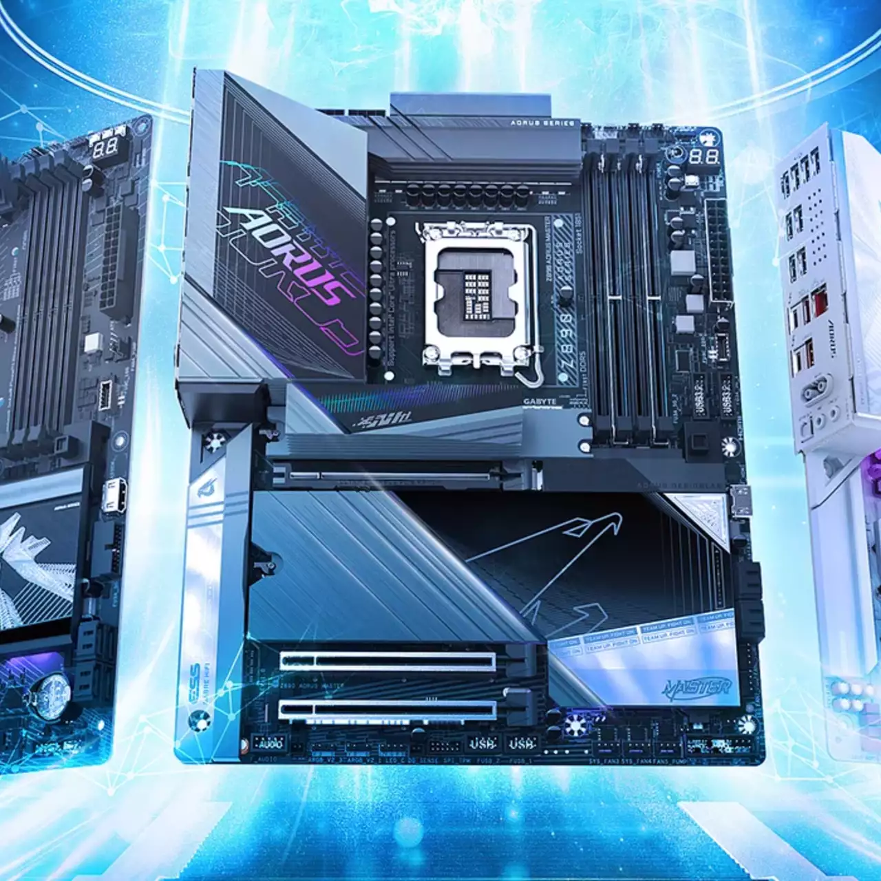 Gigabyte представила 17 материнских плат на чипсете Z890 для грядущих процессоров Intel Gigabyte представила 17 материнских плат на чипсете Z890 для грядущих процессоров Intel