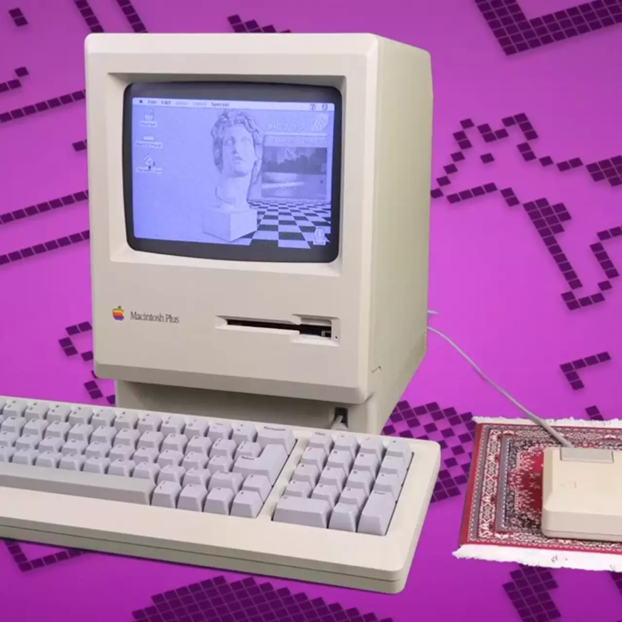 Старый компьютер Macintosh Plus 1986 года удалось подключить к современному интернету и запустить на нем YouTube