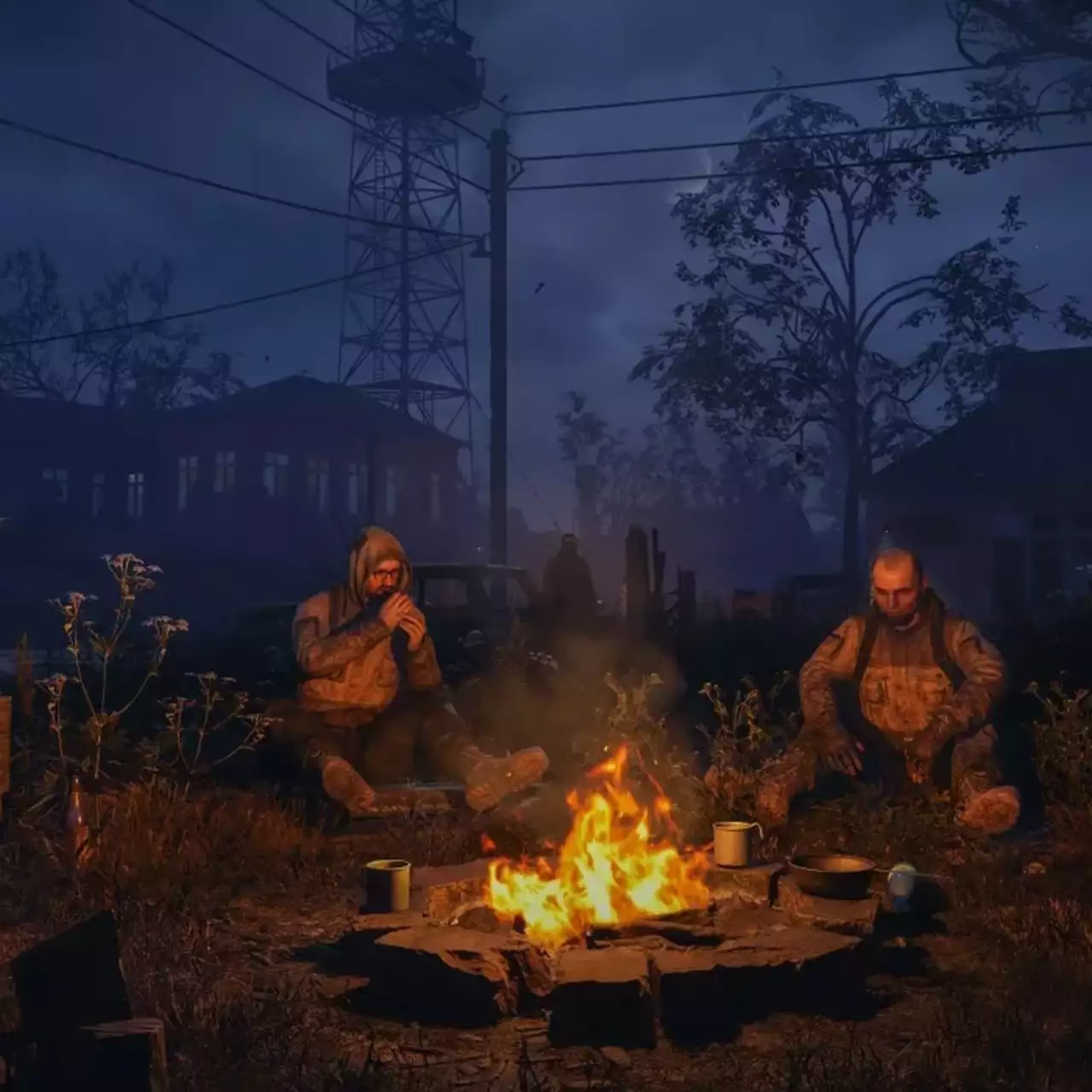 Много новых скриншотов и деталей S.T.A.L.K.E.R. 2: ночная Зона, аномалии и сталкеры у костра Много новых скриншотов и деталей S.T.A.L.K.E.R. 2: ночная Зона, аномалии и сталкеры у костра