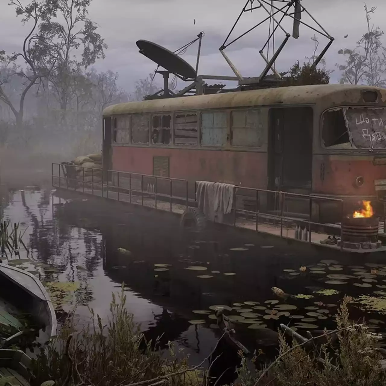 Разработчики S.T.A.L.K.E.R. 2 показали Затон в новом видео Разработчики S.T.A.L.K.E.R. 2 показали Затон в новом видео