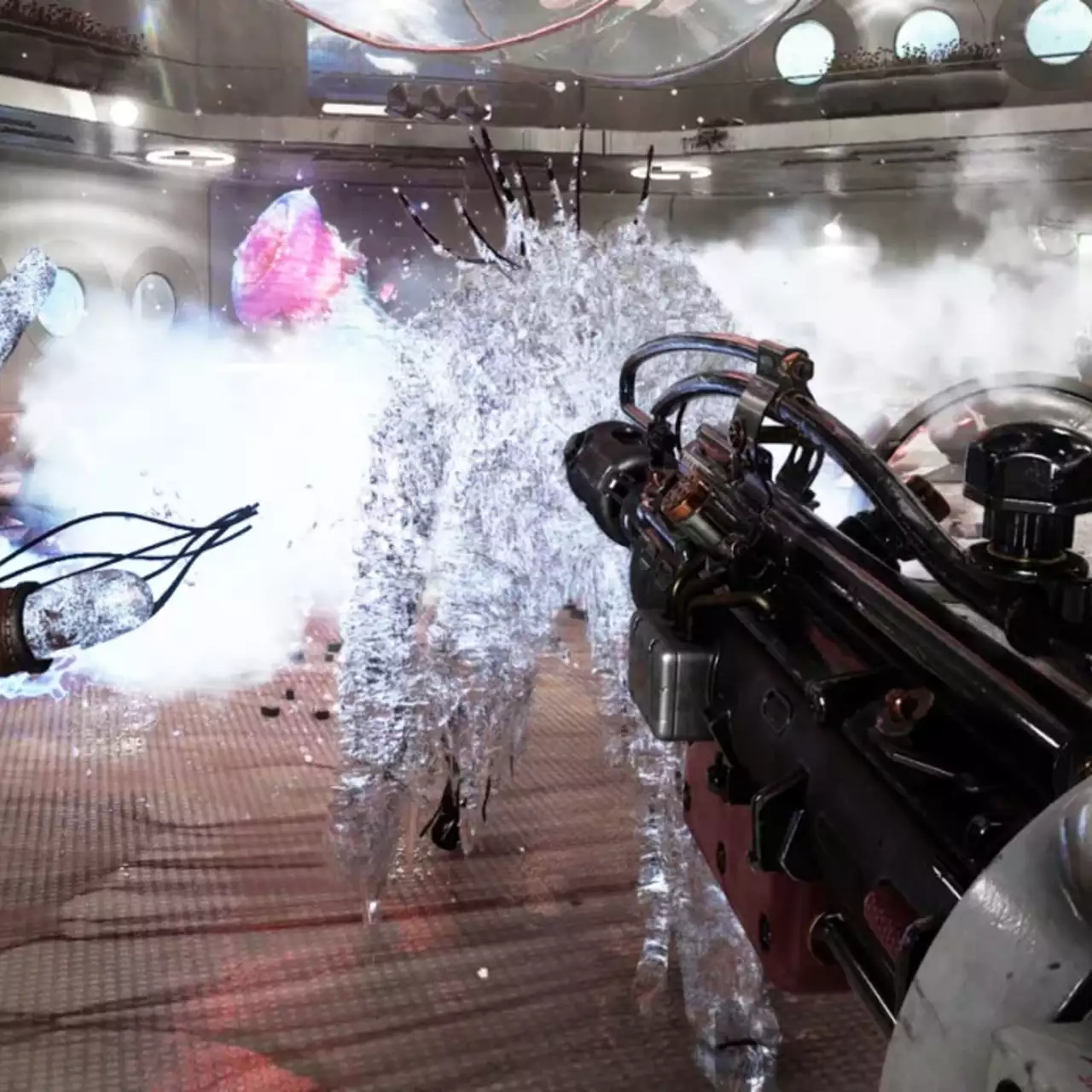 Разработчики Atomic Heart показали новые локации из будущего DLC Разработчики Atomic Heart показали новые локации из будущего DLC