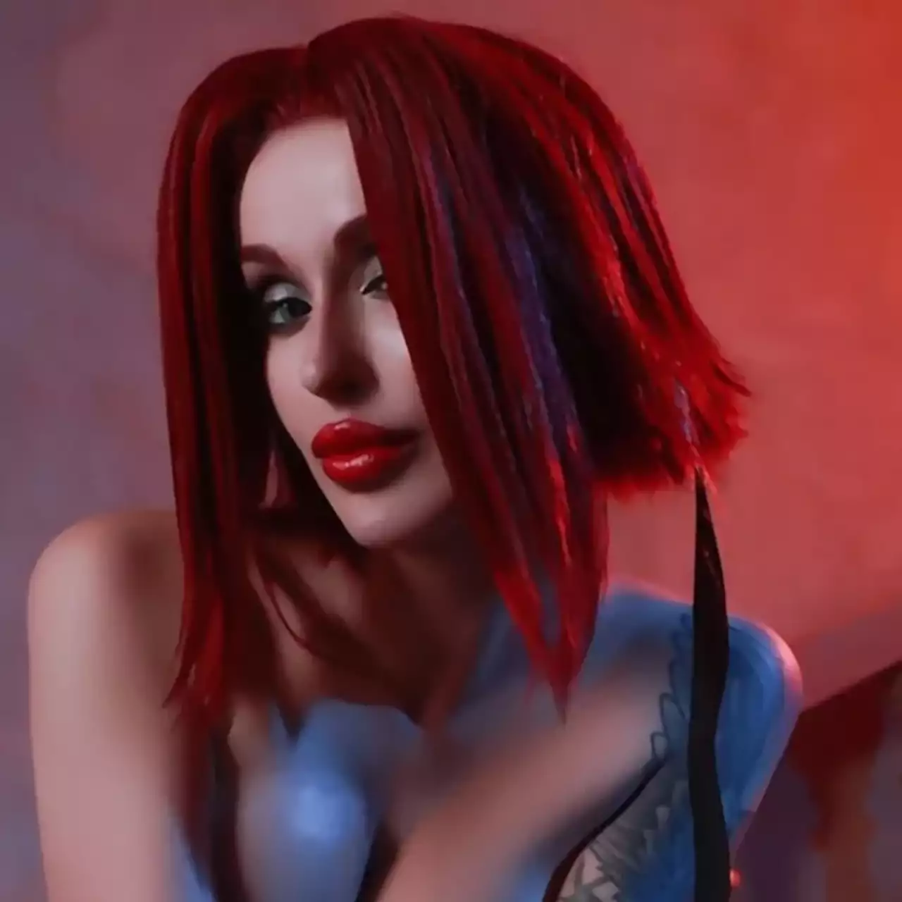 Косплеерша раздела Рейн из BloodRayne Косплеерша раздела Рейн из BloodRayne