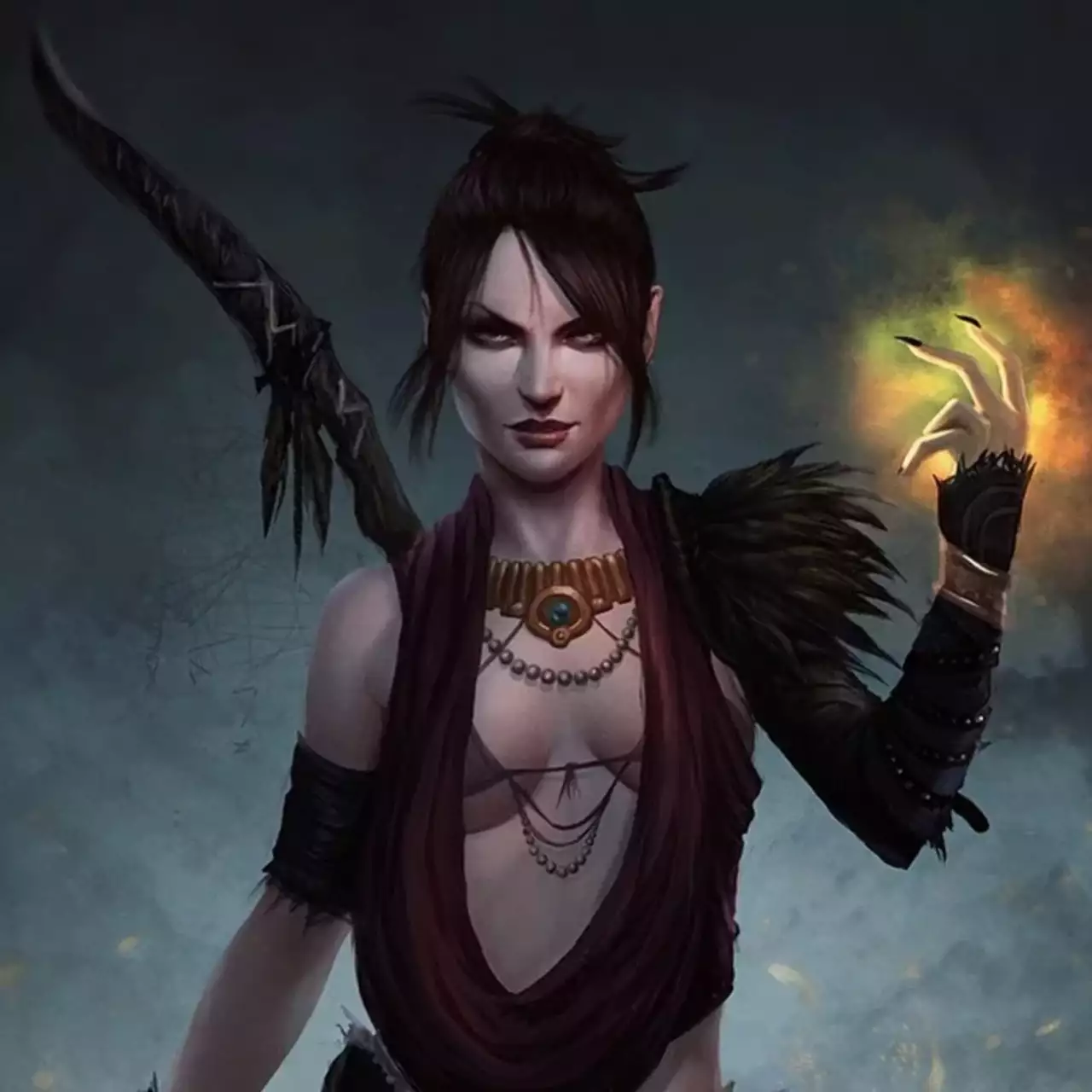 Девушка сделала впечатляющий косплей Морриган из Dragon Age Девушка сделала впечатляющий косплей Морриган из Dragon Age