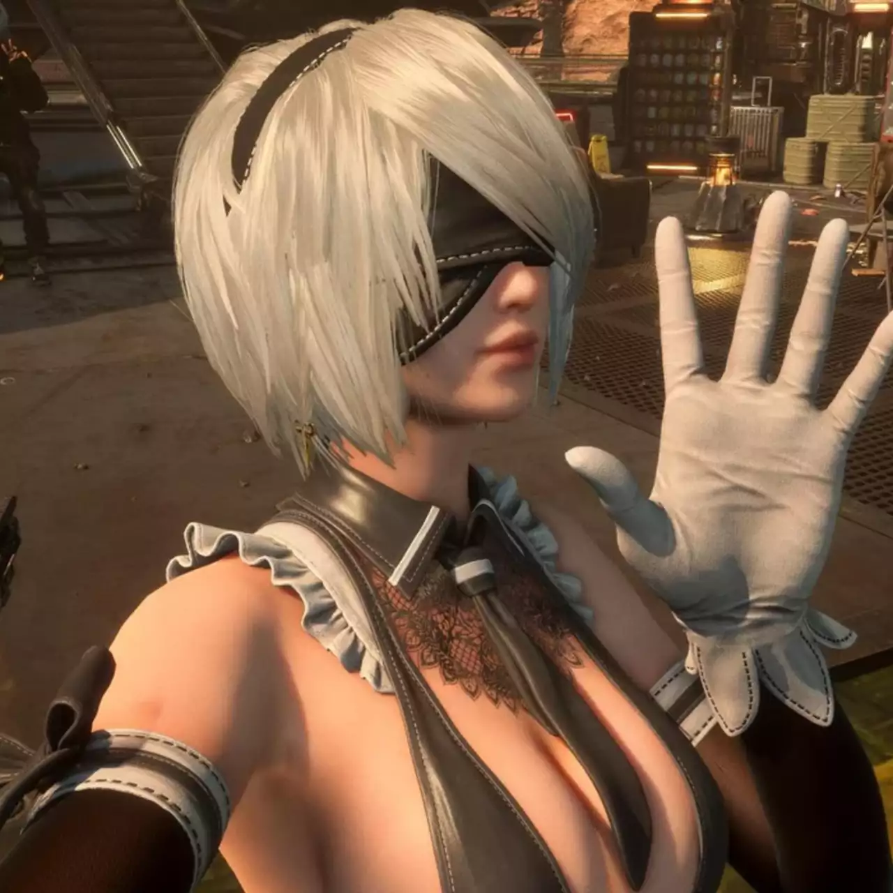 В Stellar Blade добавили пасхалку из NieR Automata, запрещающую подглядывать под юбку Евы