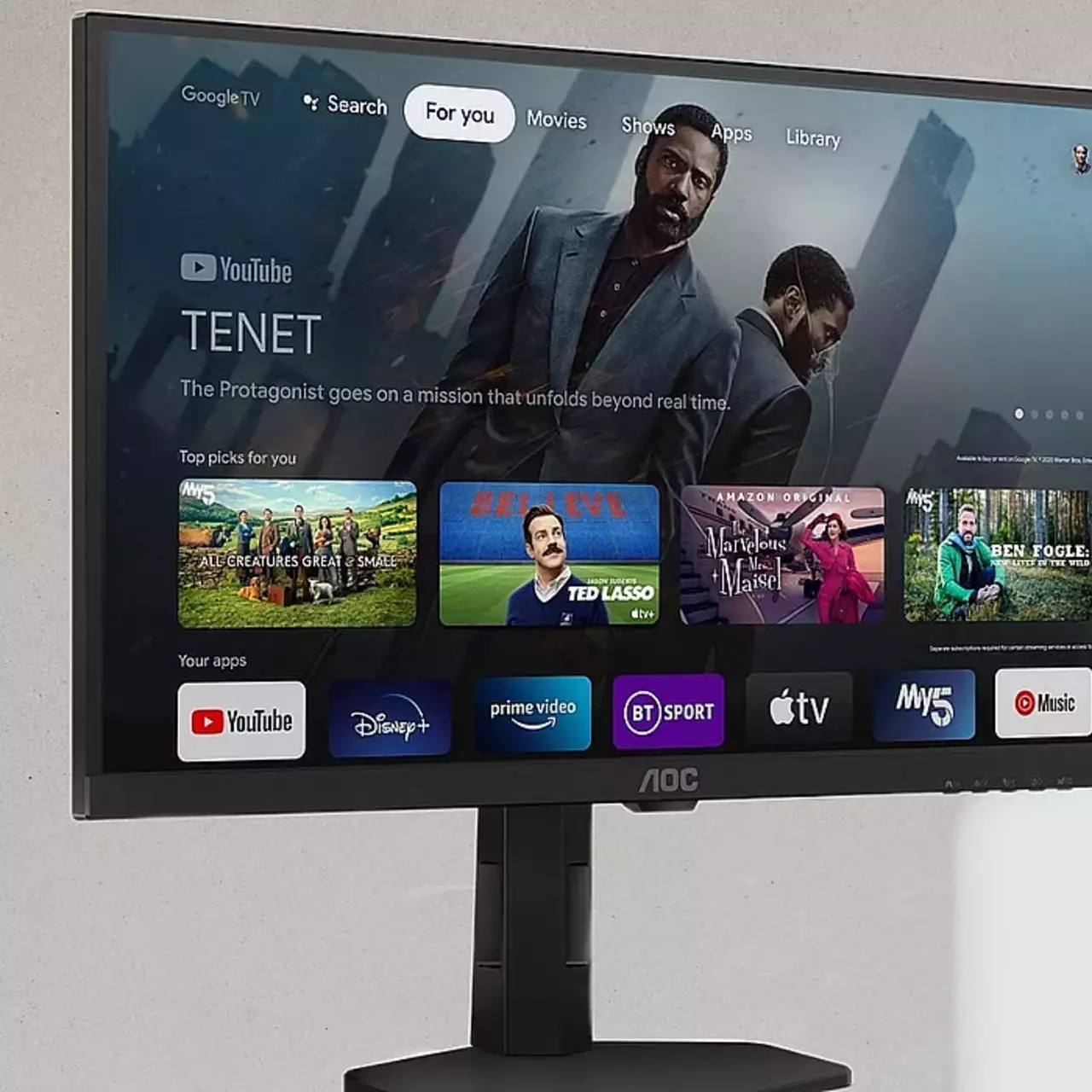 AOC представила 27-дюймовый монитор с Google TV за $299, который может работать без ПК AOC представила 27-дюймовый монитор с Google TV за $299, который может работать без ПК