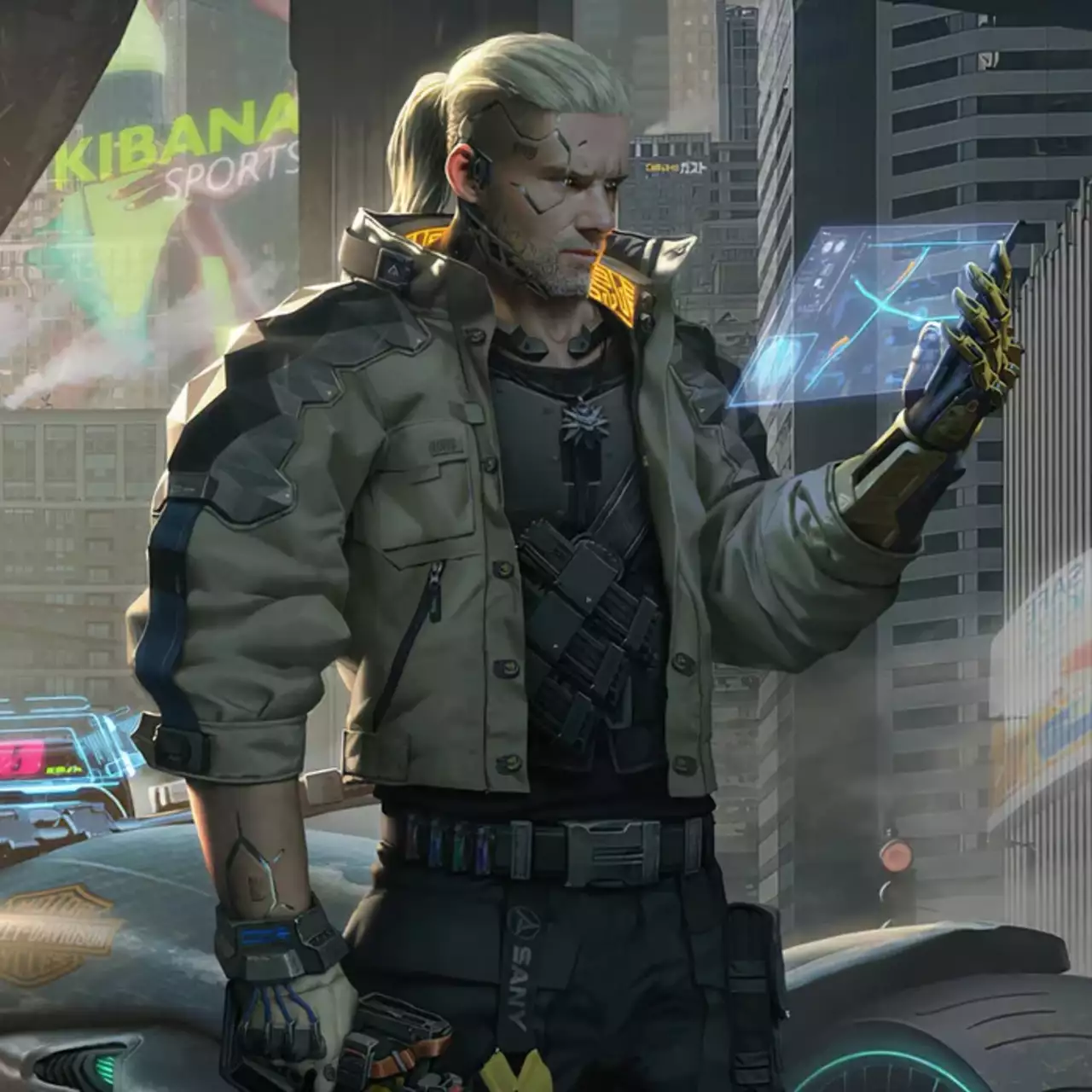 В файлах The Witcher 3 нашли описание квеста, где Геральт попадает в Найт-Сити из Cyberpunk 2077