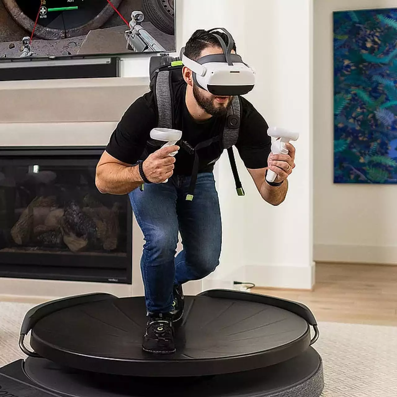 Представлена беговая дорожка для полного погружения в VR — Omni One Core