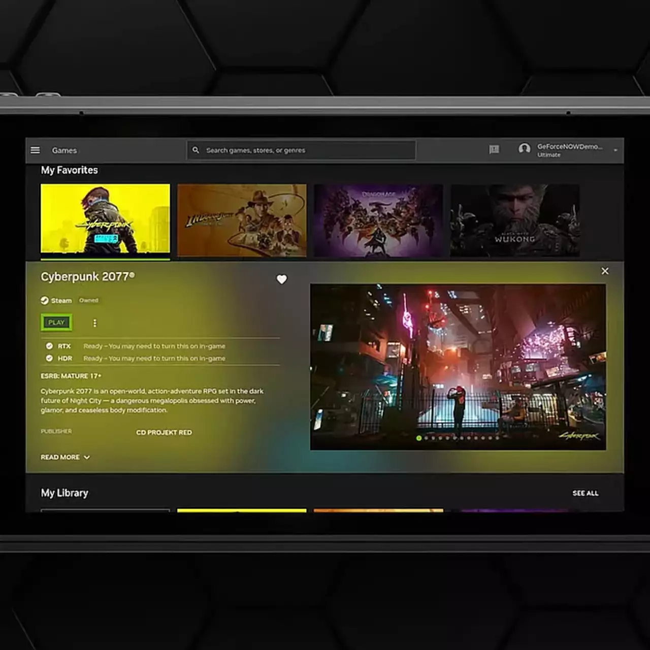 NVIDIA разрабатывает GeForce Now для Steam Deck NVIDIA разрабатывает GeForce Now для Steam Deck