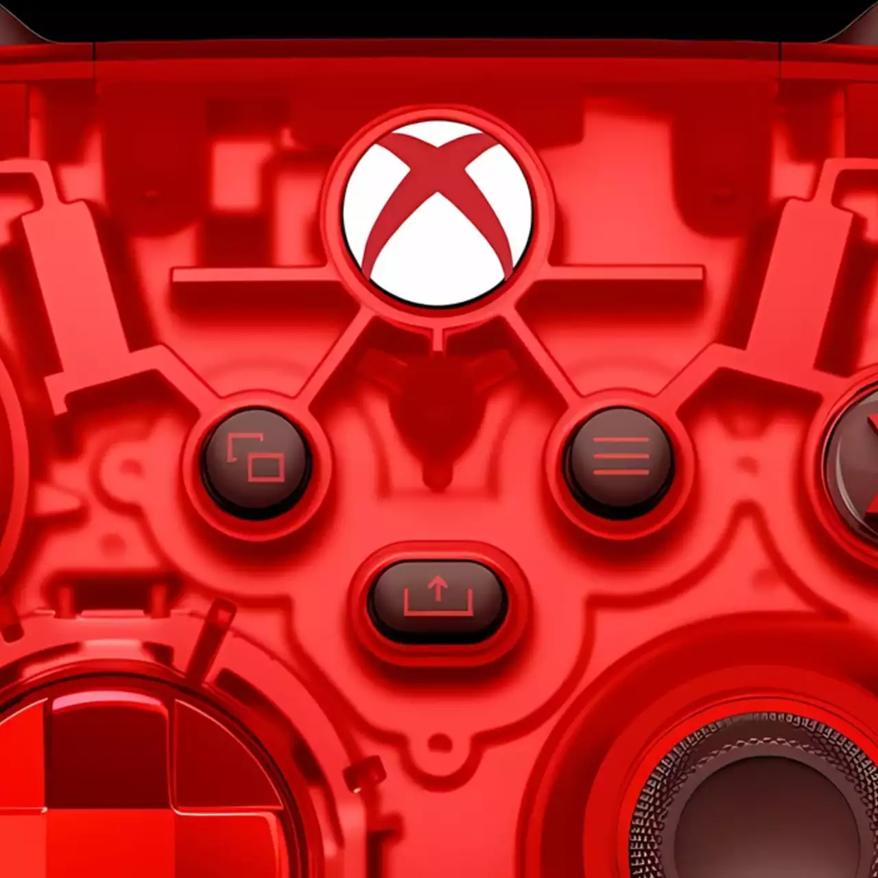 Microsoft представила красный полупрозрачный контроллер Xbox Microsoft представила красный полупрозрачный контроллер Xbox
