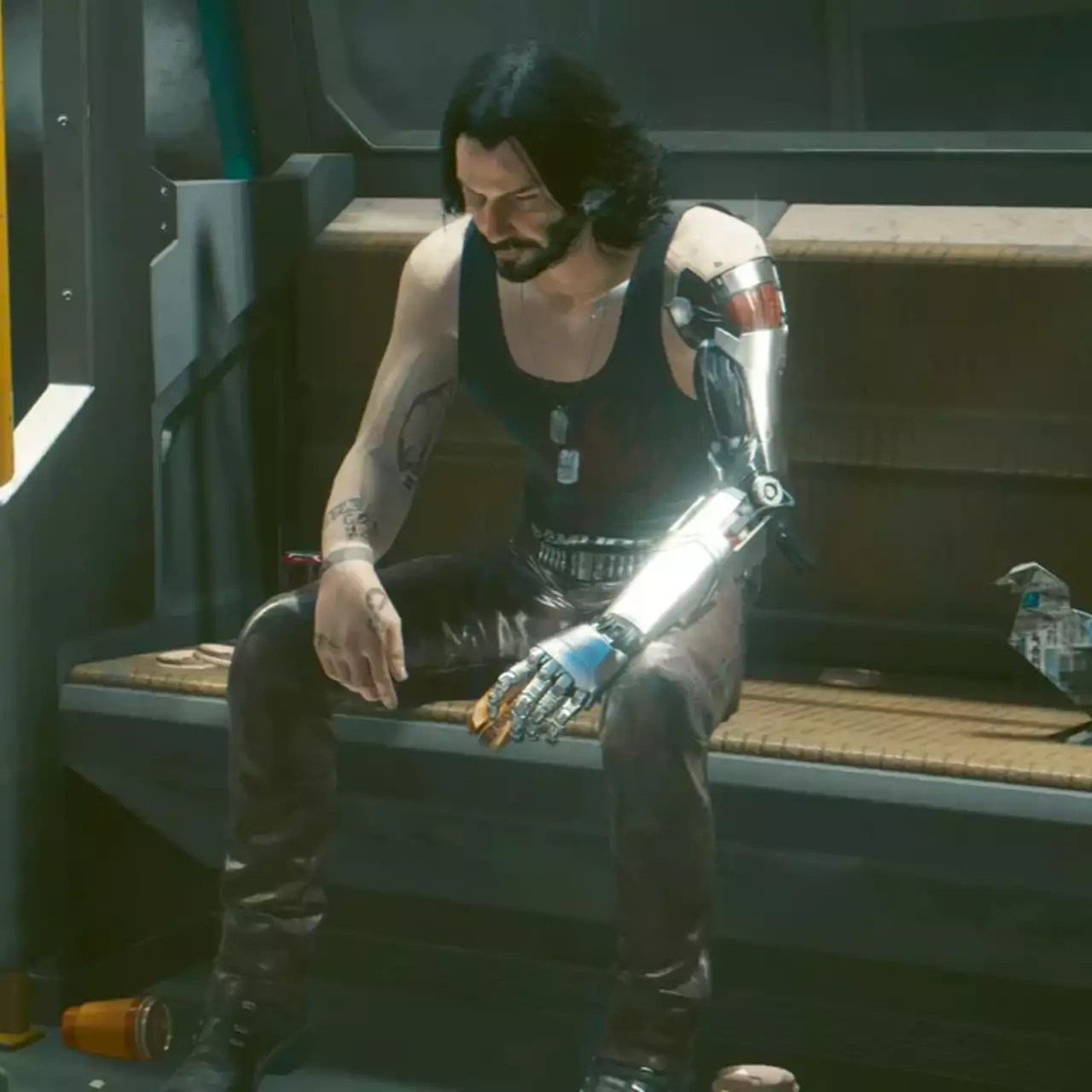 Как мем с грустным Киану Ривзом появился в Cyberpunk 2077: рассказывает CD Projekt RED Как мем с грустным Киану Ривзом появился в Cyberpunk 2077: рассказывает CD Projekt RED