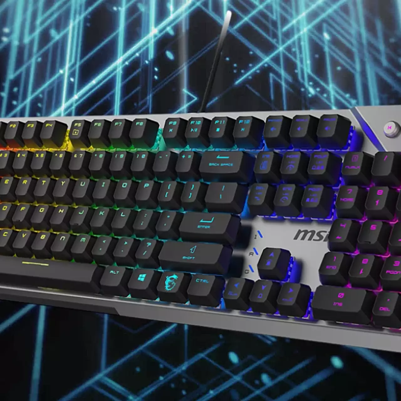 MSI представила тихую механическую клавиатуру Strike 600 MSI представила тихую механическую клавиатуру Strike 600