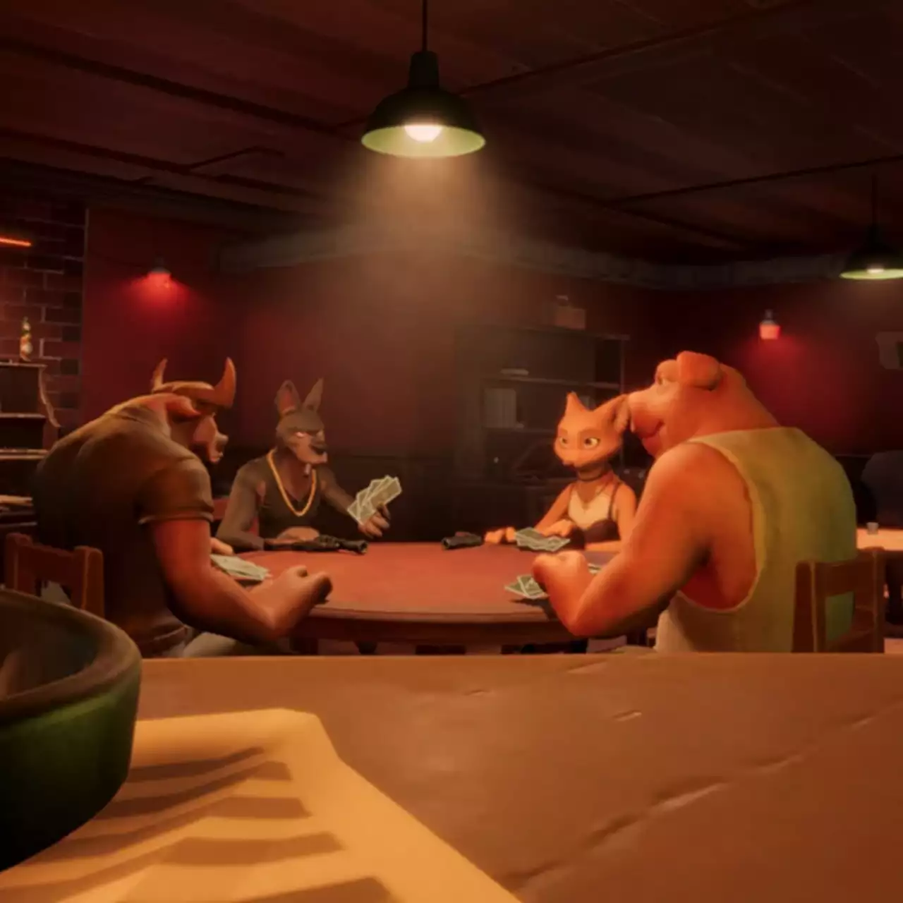 На Android можно бесплатно скачать онлайн-экшен Liar's Bar — лауреата The Steam Awards 2024