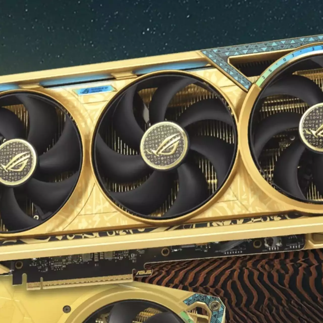 ASUS выпустит эксклюзивную видеокарту в золотом стиле для «арабских шейхов» ASUS выпустит эксклюзивную видеокарту в золотом стиле для «арабских шейхов»