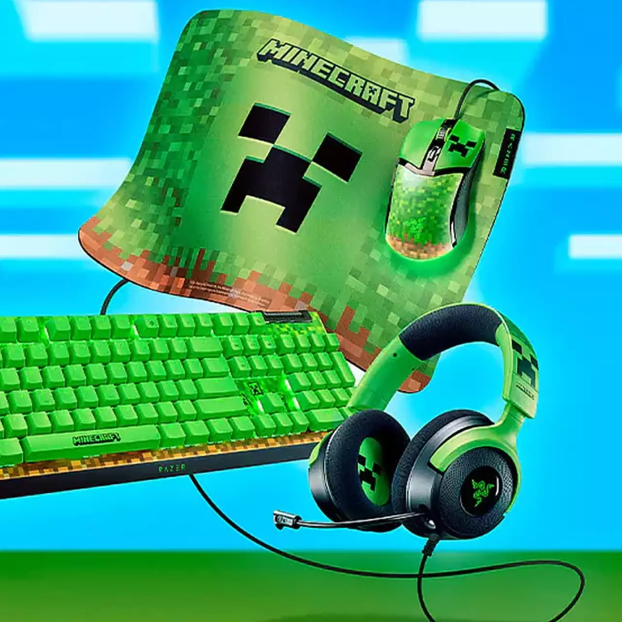 Razer и Mojang представили набор игровой периферии для фанатов Minecraft